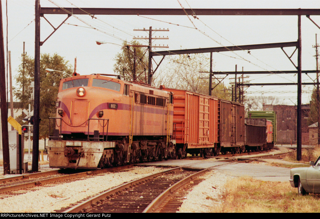 w/b CSS&SB Freight Train